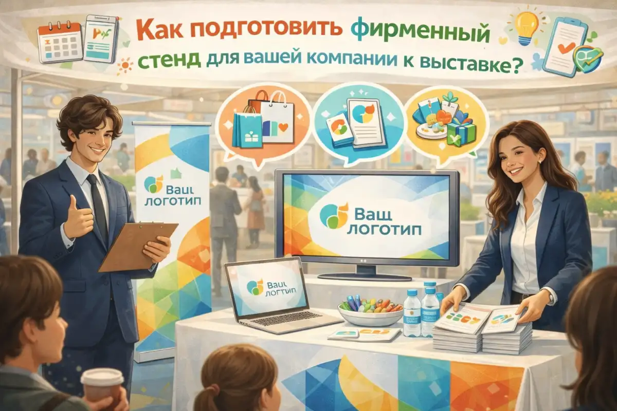 Как подготовить фирменый стенд для вашей компании к выставке?