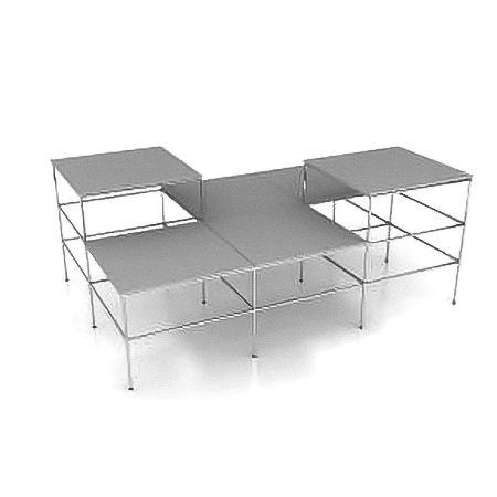 Подиум 2.4×1.6×1.2м