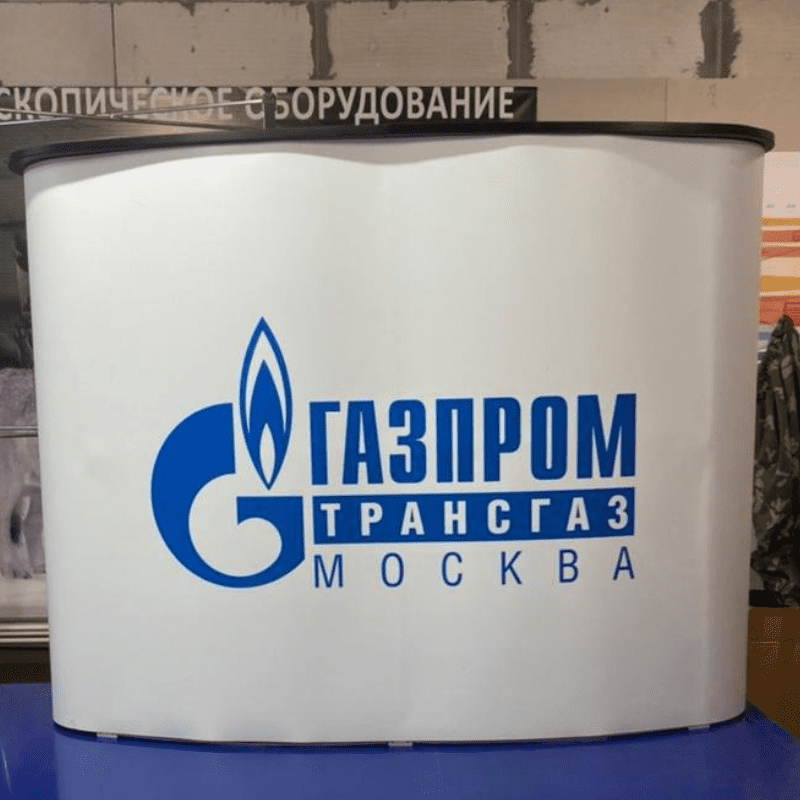 СТОЙКА РЕСЕПШН MS-4 пример работ MOSSTAND