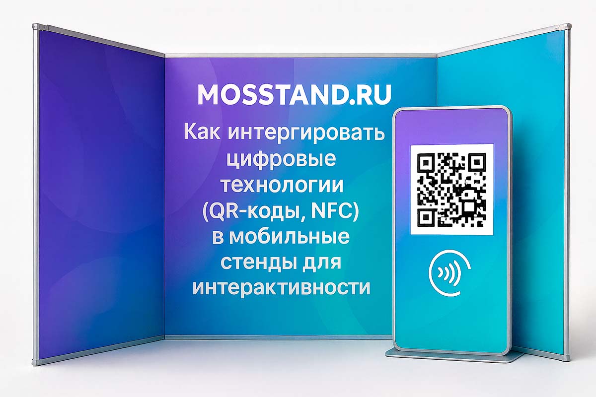 Как интегрировать цифровые технологии (QR-коды, NFC) в мобильные стенды для интерактивности